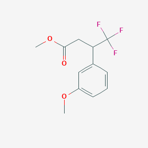 Methyl 4,4,4-trifluoro-3-(3-methoxyphenyl)butanoate