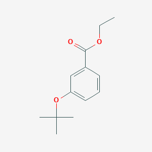 molecular formula C13H18O3 B8688277 Ethyl 3-(tert-Butoxy)benzoate 