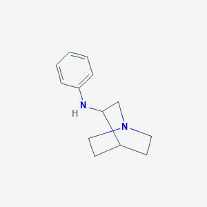 molecular formula C13H18N2 B8688323 N-phenyl-1-azabicyclo[2.2.2]octan-3-amine 