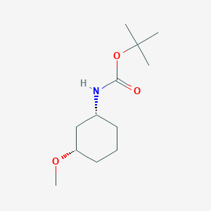 molecular formula C12H23NO3 B8688408 tert-Butyl ((1R,3S)-3-methoxycyclohexyl)carbamate CAS No. 1403864-44-7