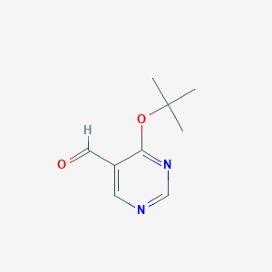 4-(tert-Butoxy)pyrimidine-5-carbaldehyde