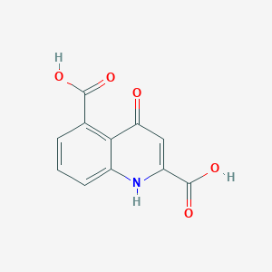 4-Oxo-1,4-dihydro-2,5-quinolinedicarboxylic acid