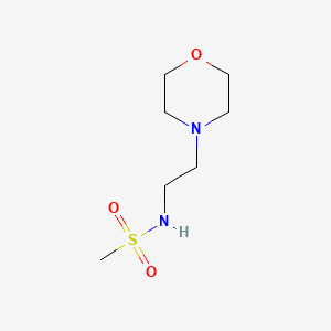 molecular formula C7H16N2O3S B8688482 N-(2-morpholin-4-yl-ethyl)-methanesulfonamide 