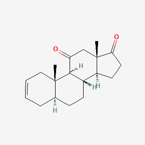 molecular formula C19H26O2 B8688490 5alpha-Androst-2-ene-11,17-dione 