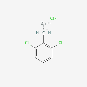 molecular formula C7H5Cl3Zn B8688501 (2,6-dichlorobenzyl)zinc(II) chloride 