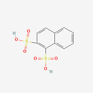 molecular formula C10H8O6S2 B8688527 Naphthalenedisulfonic acid CAS No. 25167-78-6