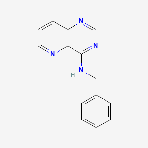 molecular formula C14H12N4 B8688532 N-benzylpyrido[3,2-d]pyrimidin-4-amine 
