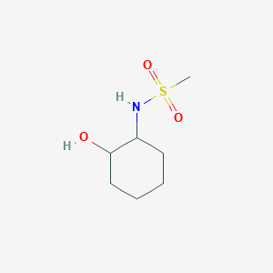 molecular formula C7H15NO3S B8688632 N-(2-Hydroxycyclohexyl)methanesulfonamide CAS No. 820972-46-1