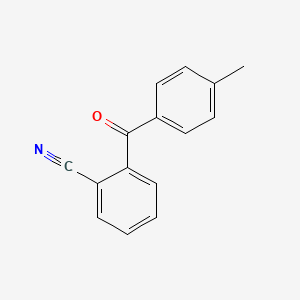 molecular formula C15H11NO B8688641 2-[(4-Methylphenyl)carbonyl]benzonitrile 