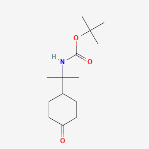 [1-Methyl-1-(4-oxo-cyclohexyl)-ethyl]-carbamic acid tert-butyl ester