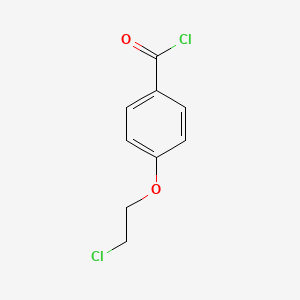 molecular formula C9H8Cl2O2 B8688717 4-(2-chloroethoxy)benzoyl Chloride 