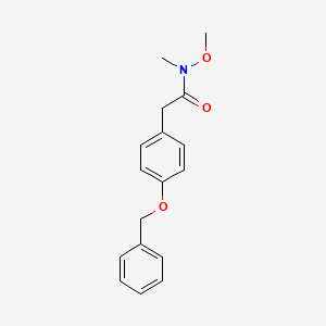 4-Benzyloxy-N-methoxy-N-methylphenylacetamide