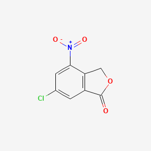 molecular formula C8H4ClNO4 B8688728 6-Chloro-4-nitroisobenzofuran-1(3H)-one 