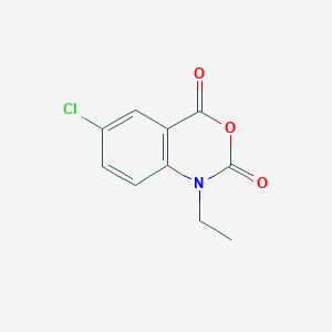 molecular formula C10H8ClNO3 B8688770 6-chloro-1-ethyl-1H-benzo[d][1,3]oxazine-2,4-dione 