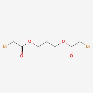 molecular formula C7H10Br2O4 B8688983 Propane-1,3-diyl bis(bromoacetate) CAS No. 77403-77-1