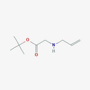 molecular formula C9H17NO2 B8688996 tert-butyl N-allylglycinate 