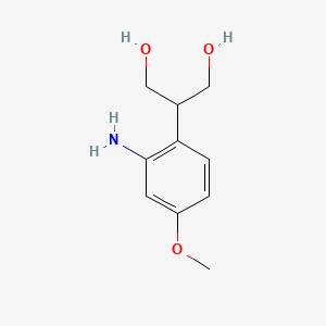 2-(2-Amino-4-methoxyphenyl)propane-1,3-diol