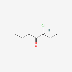 molecular formula C7H13ClO B8689019 3-Chloroheptan-4-one CAS No. 61295-52-1
