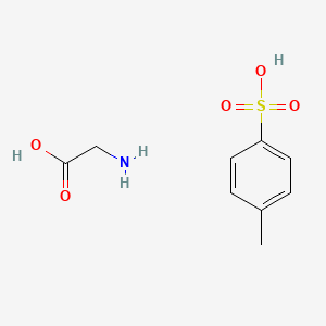 molecular formula C9H13NO5S B8689055 Glycine, 4-methylbenzenesulfonate CAS No. 4571-30-6