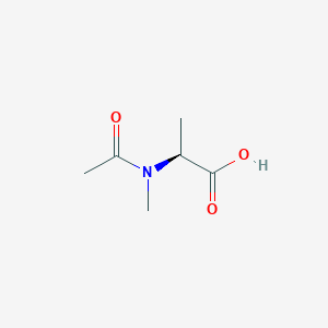 molecular formula C6H11NO3 B8689112 N-Acetyl-N-methyl-L-alanine 