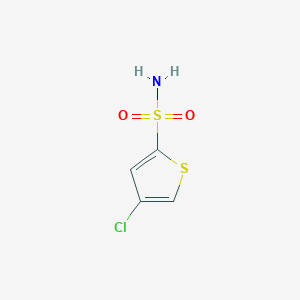 molecular formula C4H4ClNO2S2 B8689152 4-Chlorothiophene-2-sulfonamide 