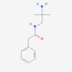 molecular formula C12H18N2O B8689161 N-(2-amino-2-methylpropyl)-2-phenylacetamide CAS No. 67630-63-1