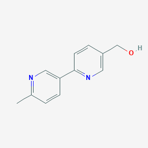 molecular formula C12H12N2O B8689275 (6'-Methyl-2,3'-bipyridin-5-yl)methanol 