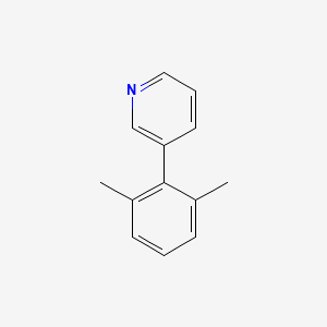 molecular formula C13H13N B8689312 3-(2,6-Dimethylphenyl)pyridine CAS No. 157402-43-2