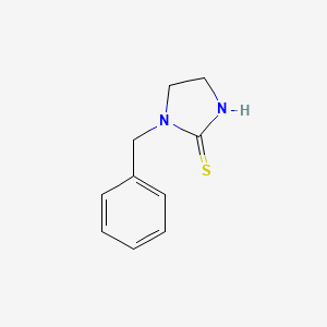 molecular formula C10H12N2S B8689473 1-Benzyl-2-mercaptoimidazoline 