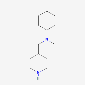 N-methyl-N-(piperidin-4-ylmethyl)cyclohexanamine