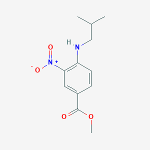 Methyl 4-[(2-methylpropyl)amino]-3-nitrobenzoate