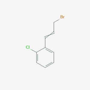 molecular formula C9H8BrCl B8689541 o-Chlorocinnamyl bromide 