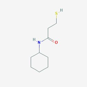 N-Cyclohexyl-3-sulfanylpropanamide