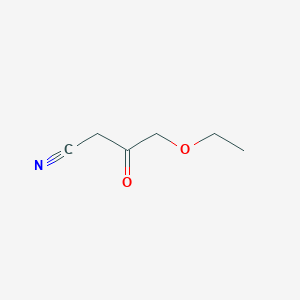 molecular formula C6H9NO2 B8689669 4-Ethoxy-3-oxobutanenitrile CAS No. 1224888-27-0