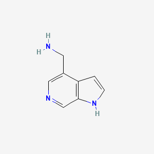 molecular formula C8H9N3 B8689738 (1H-pyrrolo[2,3-c]pyridin-4-yl)methanamine 