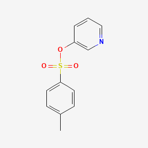 molecular formula C12H11NO3S B8689763 3-Pyridinyl p-toluenesulfonate 