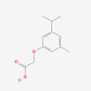molecular formula C12H16O3 B8689808 (3-Isopropyl-5-methylphenoxy)acetic acid 