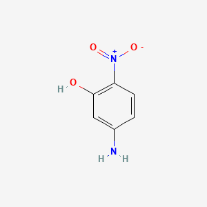 molecular formula C6H6N2O3 B8689937 2-Nitro-5-aminophenol CAS No. 16292-86-7