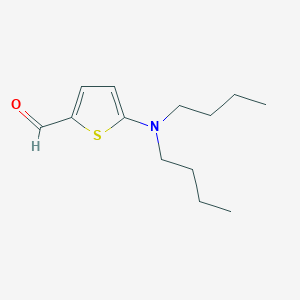 molecular formula C13H21NOS B8689945 5-(Dibutylamino)thiophene-2-carbaldehyde CAS No. 159874-90-5