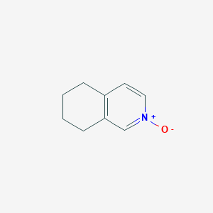 molecular formula C9H11NO B8689962 5,6,7,8-Tetrahydroisoquinoline 2-oxide 
