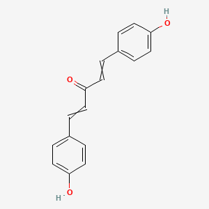 molecular formula C17H14O3 B8689984 1,5-Bis(4-hydroxyphenyl)-1,4-pentadien-3-one 