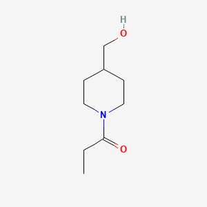 1-(4-(Hydroxymethyl)piperidin-1-yl)propan-1-one