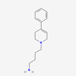 molecular formula C15H22N2 B8690006 N-(4-Aminobutyl)-4-phenyl-1,2,3,6-tetrahydropyridine CAS No. 62099-27-8