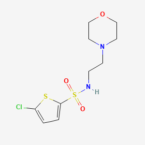 molecular formula C10H15ClN2O3S2 B8690009 5-Chloro-thiophene-2-sulfonic acid (2-morpholin-4-yl-ethyl)-amide 