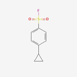 molecular formula C9H9FO2S B8690061 4-Cyclopropylbenzene-1-sulfonyl fluoride 