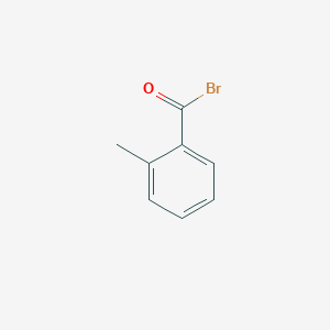 molecular formula C8H7BrO B8690076 2-Methylbenzoyl bromide 