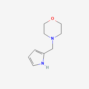 molecular formula C9H14N2O B8690113 4-(1H-pyrrol-2-ylmethyl)Morpholine 