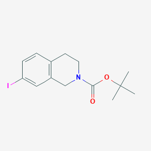 Tert-butyl 7-iodo-3,4-dihydroisoquinoline-2(1h)-carboxylate