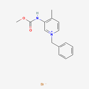 1-Benzyl-3-methoxycarbonylamino-4-methyl-pyridinium bromide