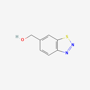 molecular formula C7H6N2OS B8690166 6-Hydroxymethyl-benzo[1,2,3]thiadiazole 